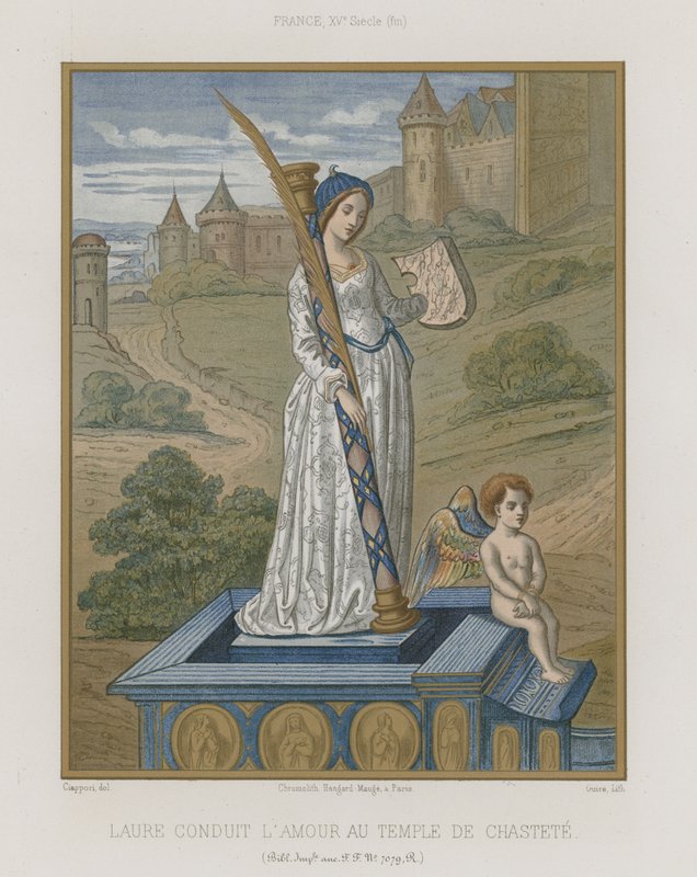 Laura w Świątyni Czystości autorstwa French School