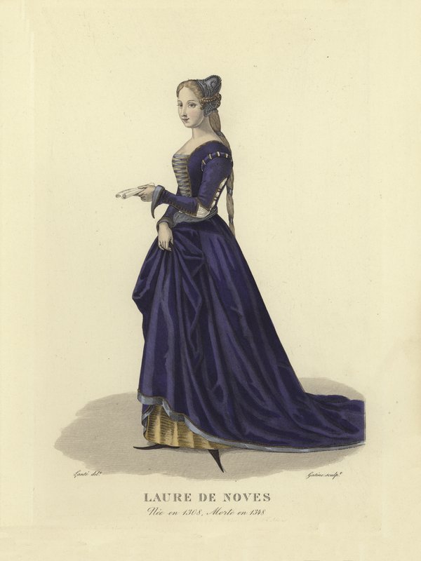Laure de Noves autorstwa French School