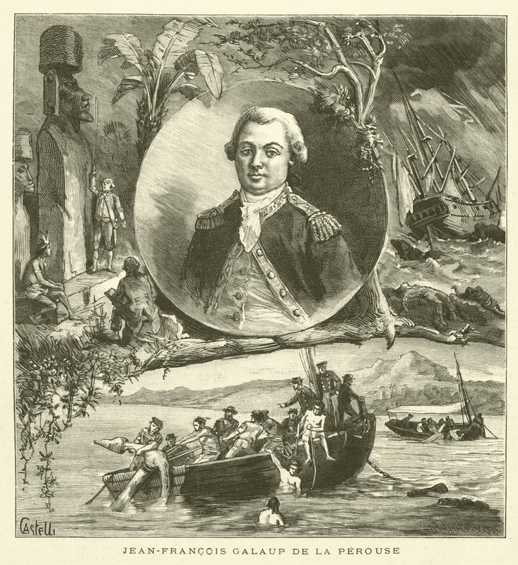 Stulecie La Perouse (rycina) autorstwa French School