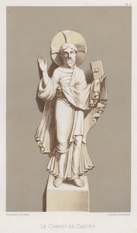 Chrystus z Cahors (kolor lito) autorstwa French School