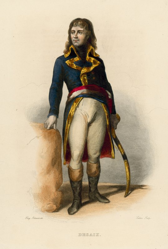 Le General Desaix (kolorowy grawerunek) autorstwa French School