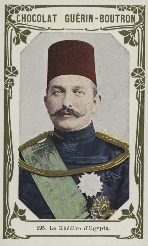 Le Khedive dEgypte (kolorowe zdjęcie) autorstwa French School