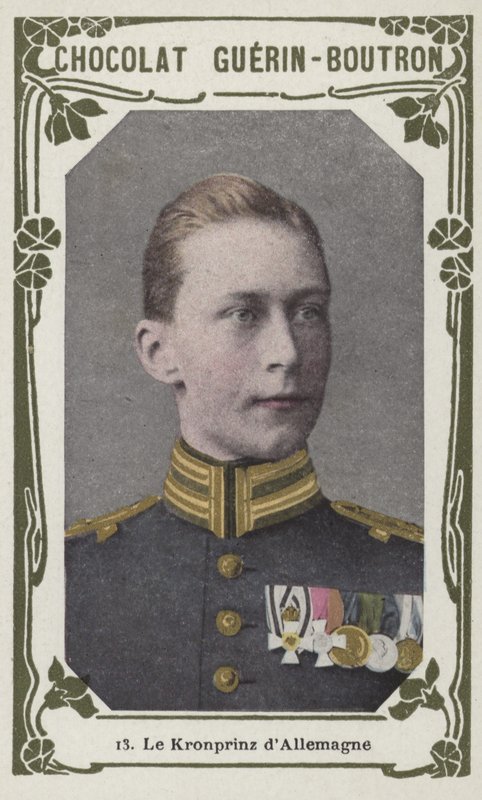 Le Kronprinz dAllemagne (kolorowe zdjęcie) autorstwa French School