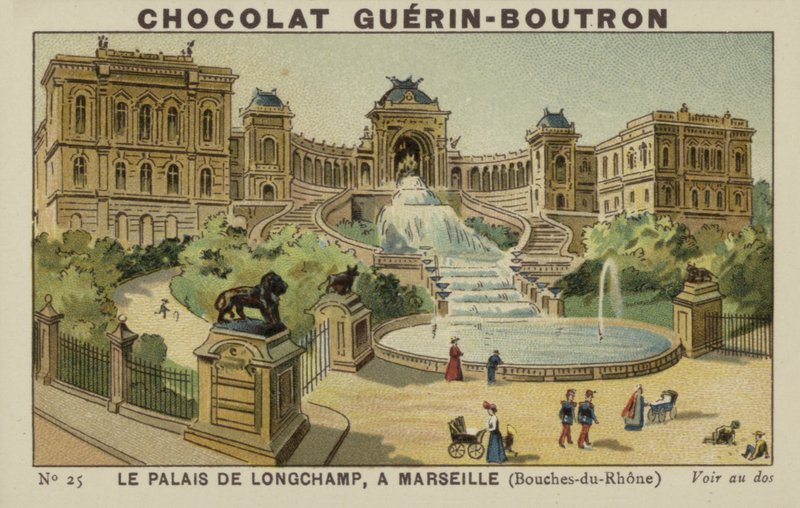 Palais de Longchamp w Marsylii, Bouches-du-Rhone autorstwa French School