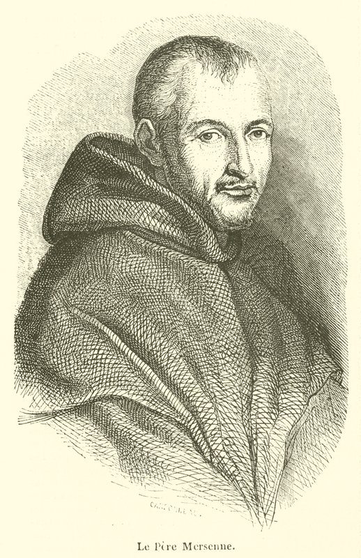 Le Pere Mersenne (rycina) autorstwa French School