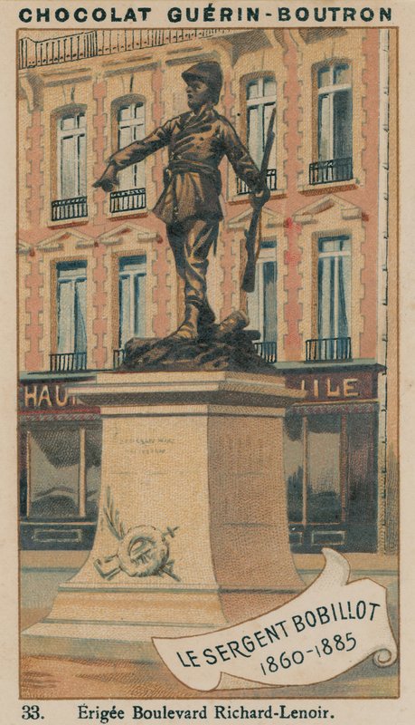 Sierżant Bobillot, 1860-1885, Erigee Boulevard Richard-Lenoir autorstwa French School