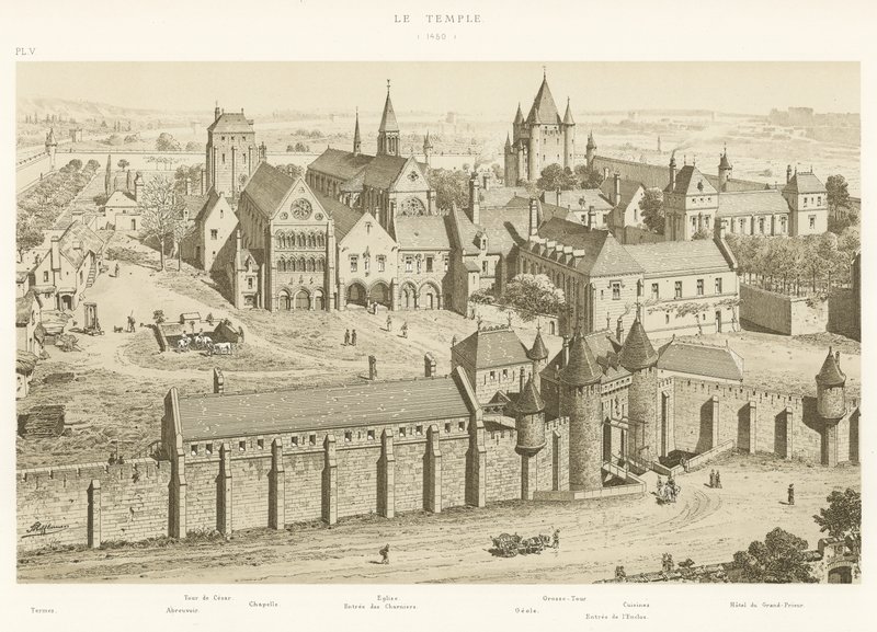 Świątynia, 1450 autorstwa French School