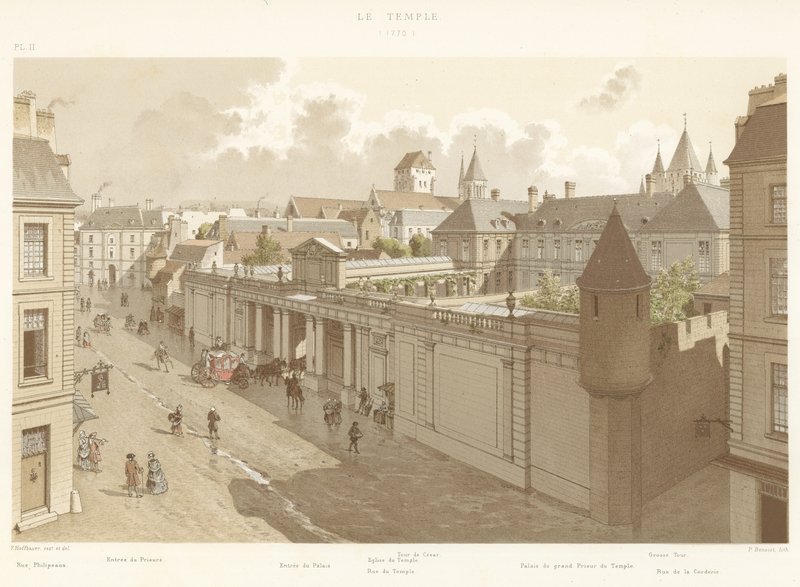 Świątynia, 1770 autorstwa French School