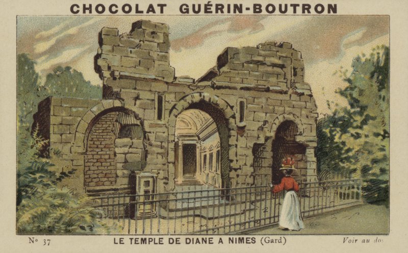 Świątynia Diany w Nimes, Gard autorstwa French School