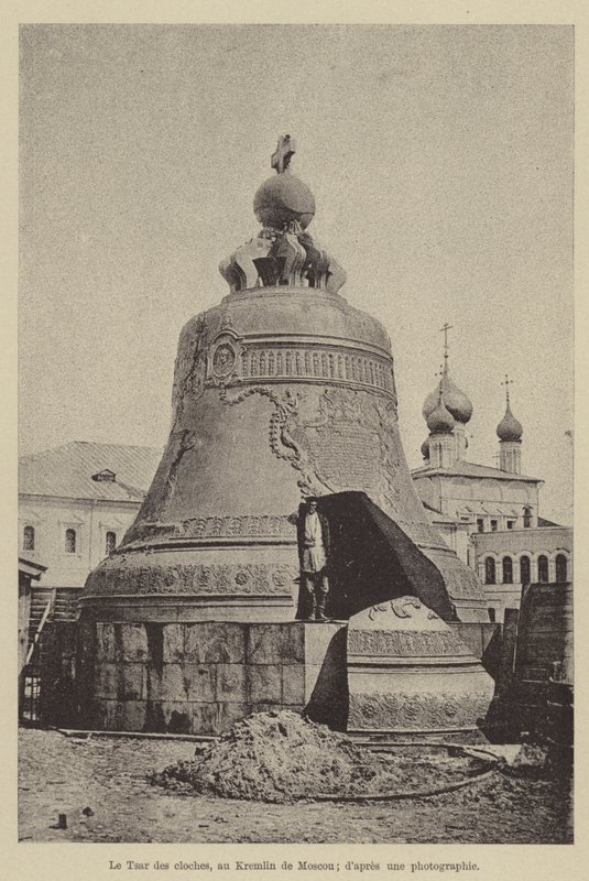 Car of the Bells, na Kremlu moskiewskim (rycina) autorstwa French School