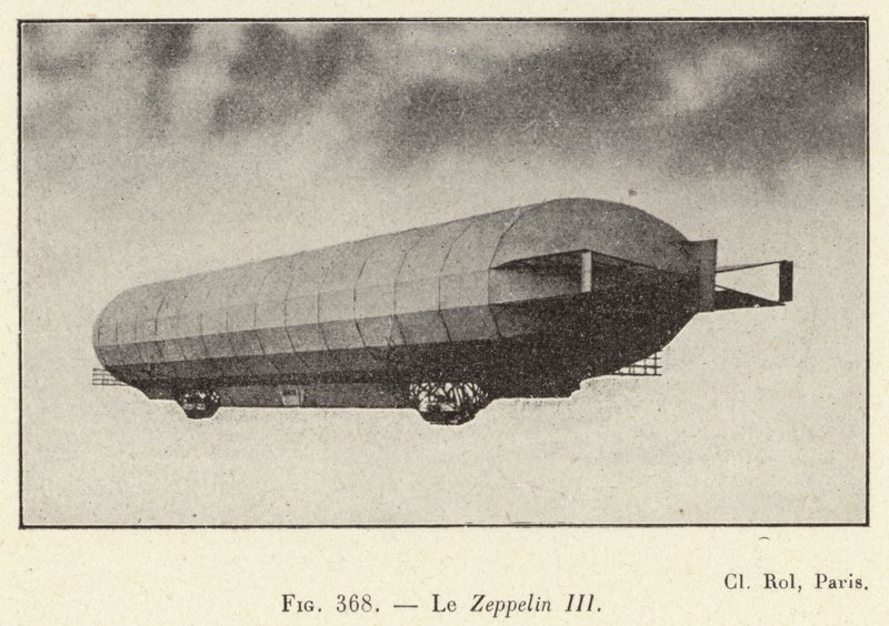 Zeppelin III autorstwa French School