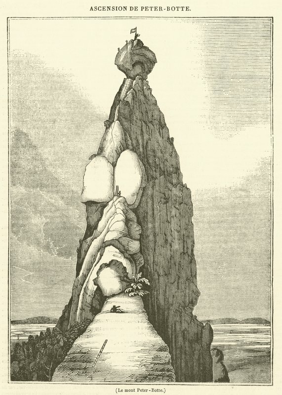 Góra Peter-Botte (grawerunek) autorstwa French School