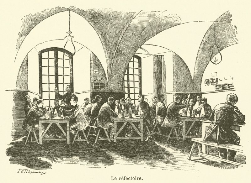 Refektarz (rycina) autorstwa French School