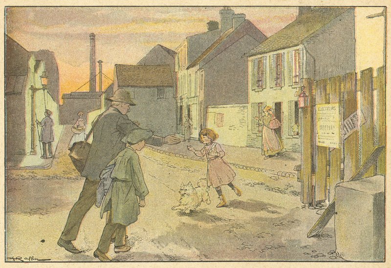 Powrót ojca (kolor lito) autorstwa French School