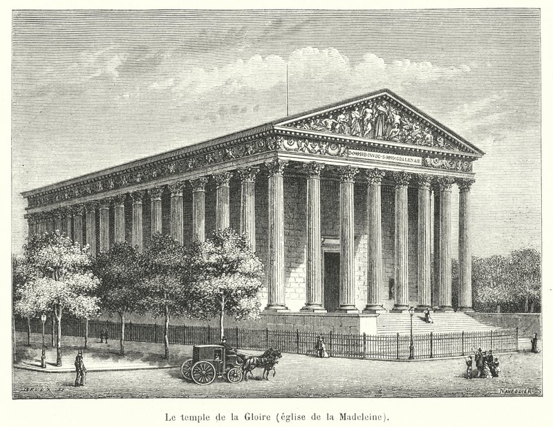 Świątynia Chwały, kościół św. Magdaleny autorstwa French School