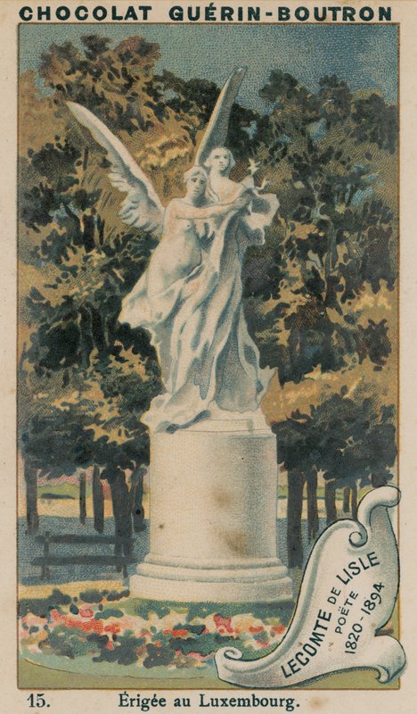 Leconte de Lisle, poeta, 1820-1894, wzniesiony w Luksemburgu autorstwa French School