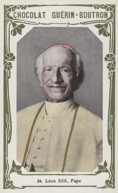 Leon XIII, Pape (zdjęcie kolorowe) autorstwa French School