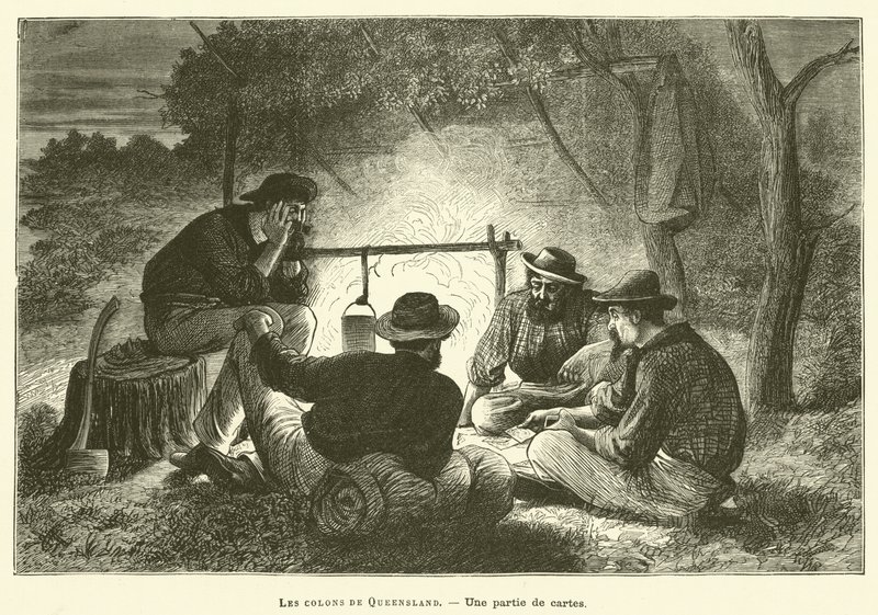 The Settlers Of Queensland (grafika) autorstwa French School