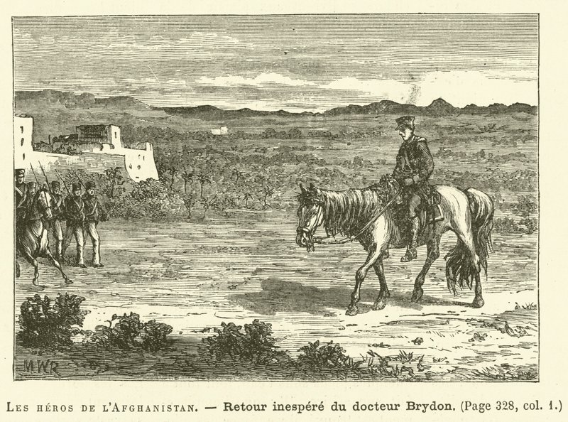 Bohaterowie Afganistanu (grawerowanie) autorstwa French School