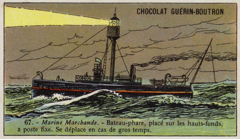 Latarnia morska (chromolitho) autorstwa French School