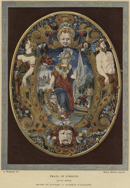 Emalia Limoges, XVI wiek autorstwa French School