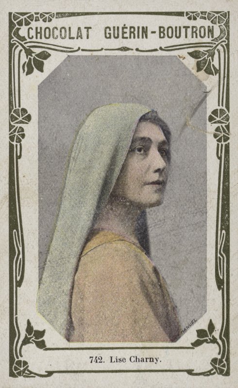 Lise Charny (kolorowe zdjęcie) autorstwa French School