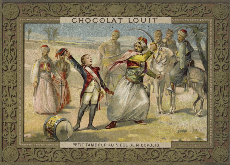 Mały perkusista podczas oblężenia Nicopolis, 1798 autorstwa French School