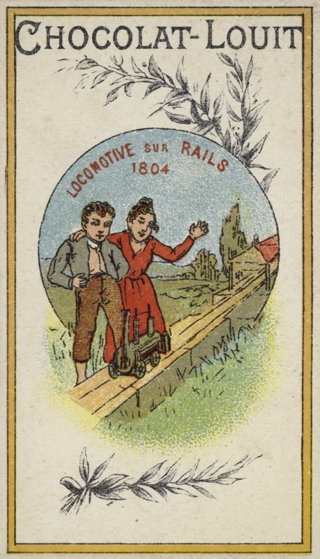 Lokomotywa na szynach, 1804 autorstwa French School