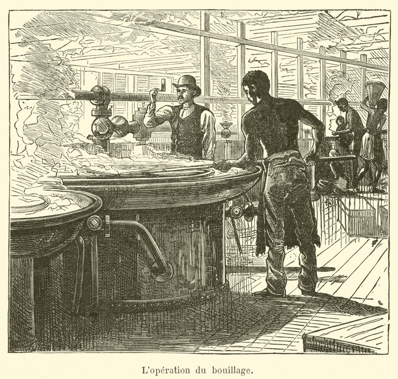 Operacja gotowania (grawerowanie) autorstwa French School