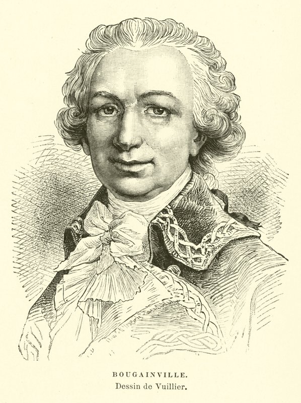 Louis Antoine de Bougainville, francuski admirał i odkrywca autorstwa French School