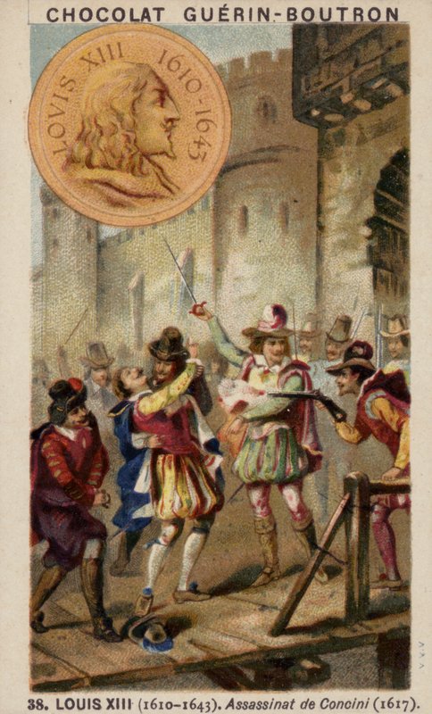 Ludwik III Francji i zabójstwo Concino Concini, markiza d