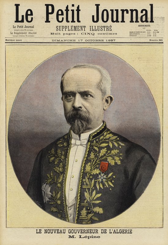 Louis Lepine, nowy francuski gubernator Algierii, 1897 autorstwa French School