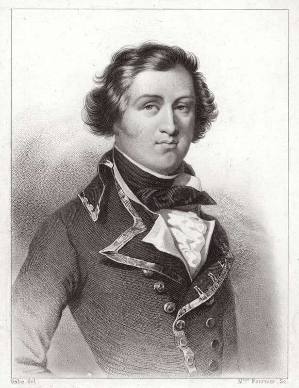 Ludwik Filip z Orleanu, książę Chartres, późniejszy król Francji Ludwik Filip I (grafika) autorstwa French School