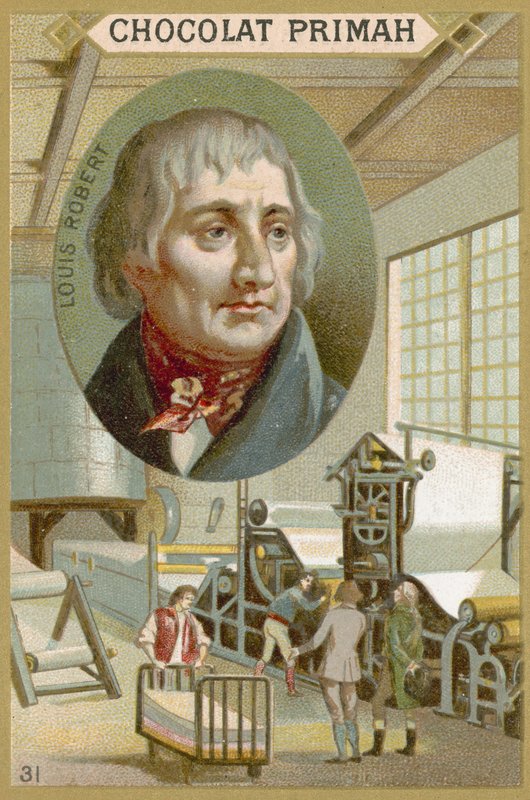 Louis Robert, francuski inżynier mechanik i wynalazca autorstwa French School