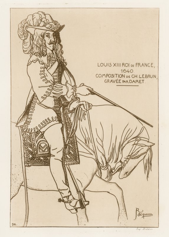 Ludwik XIII, król Francji, 1640 autorstwa French School