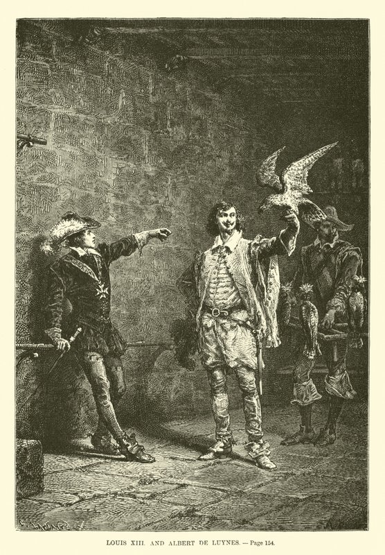 Ludwik XIII i Albert de Luynes autorstwa French School
