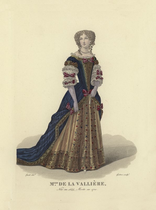 Louise de la Valliere, kochanka króla Francji Ludwika XIV autorstwa French School