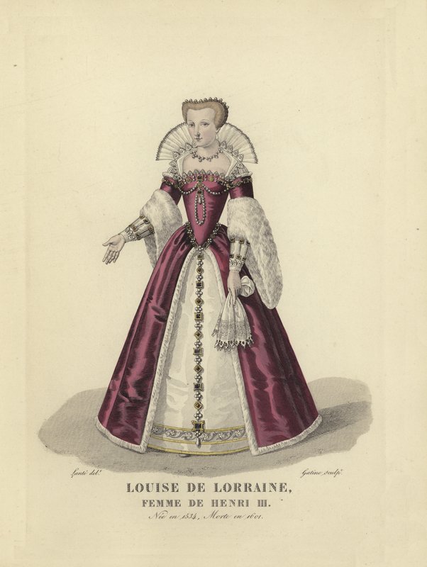 Louise of Lorraine, żona króla Henryka III Francji autorstwa French School