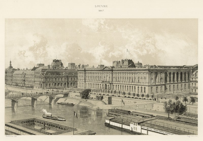 Luwr, 1867 autorstwa French School