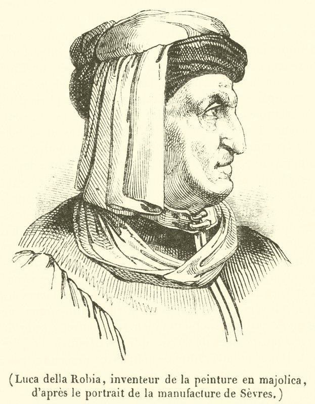 Luca della Robia, wynalazca malowania majoliki (rytu) autorstwa French School