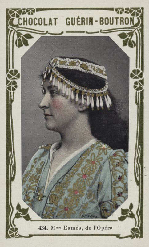 Madame Eames, de lOpera (kolorowe zdjęcie) autorstwa French School