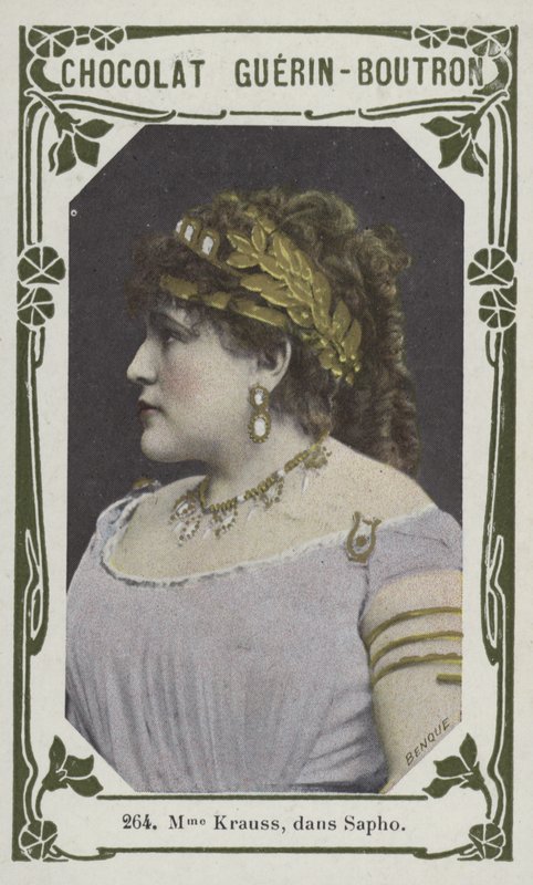 Madame Krauss w Safo (kolorowe zdjęcie) autorstwa French School