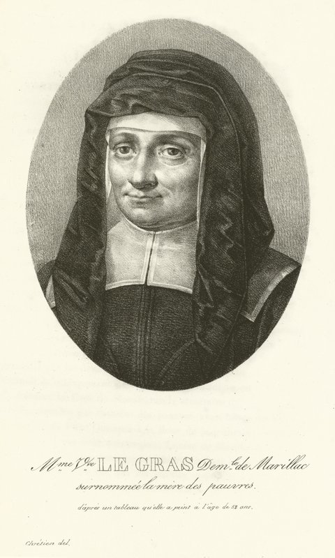 Madame Le Gras, Louise de Marillac autorstwa French School
