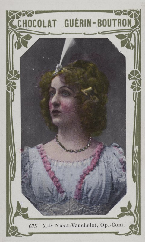 Madame Nicot-Vauchelet, Opera-Comique (kolorowe zdjęcie) autorstwa French School