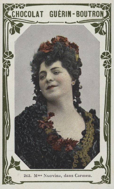 Madame Nuovina w Carmen (kolorowe zdjęcie) autorstwa French School