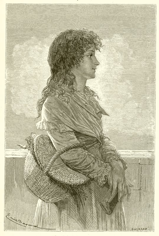 Madame Roland w dzieciństwie autorstwa French School