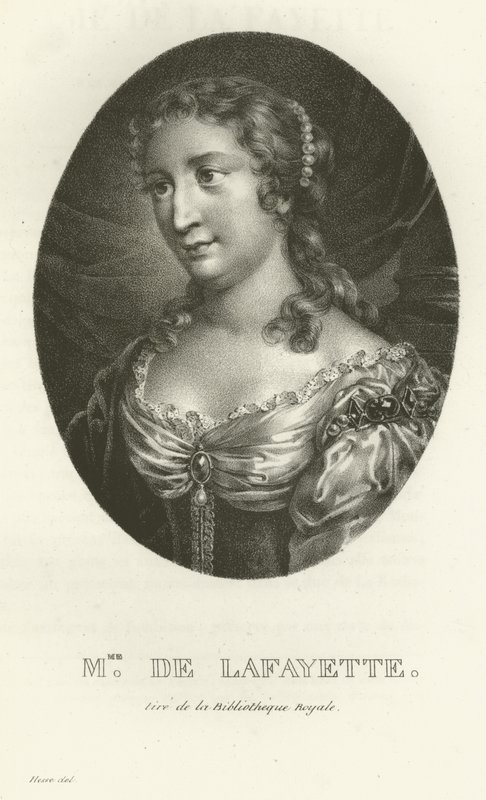 Madame de Lafayette autorstwa French School