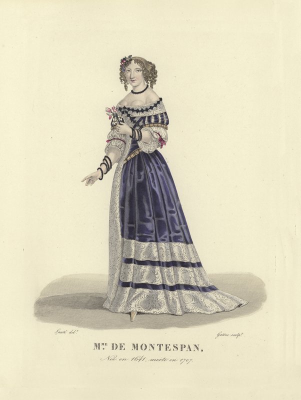 Madame de Montespan, kochanka króla Francji Ludwika XIV autorstwa French School