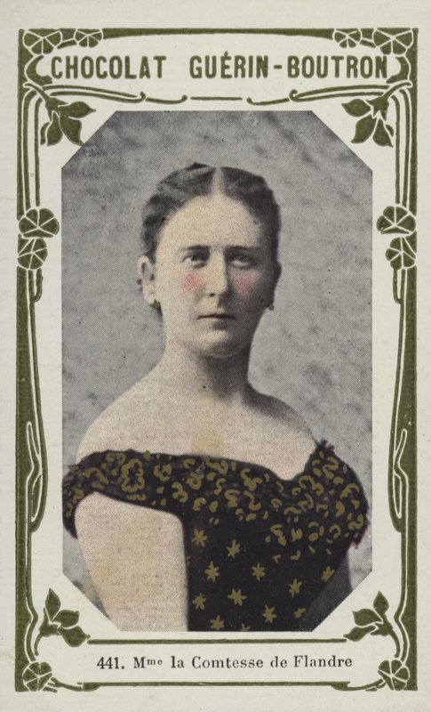 Madame hrabina Flandrii (kolorowe zdjęcie) autorstwa French School