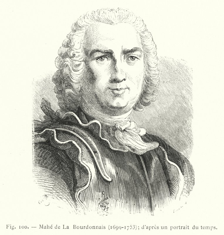 Mahé de La Bourdonnais autorstwa French School